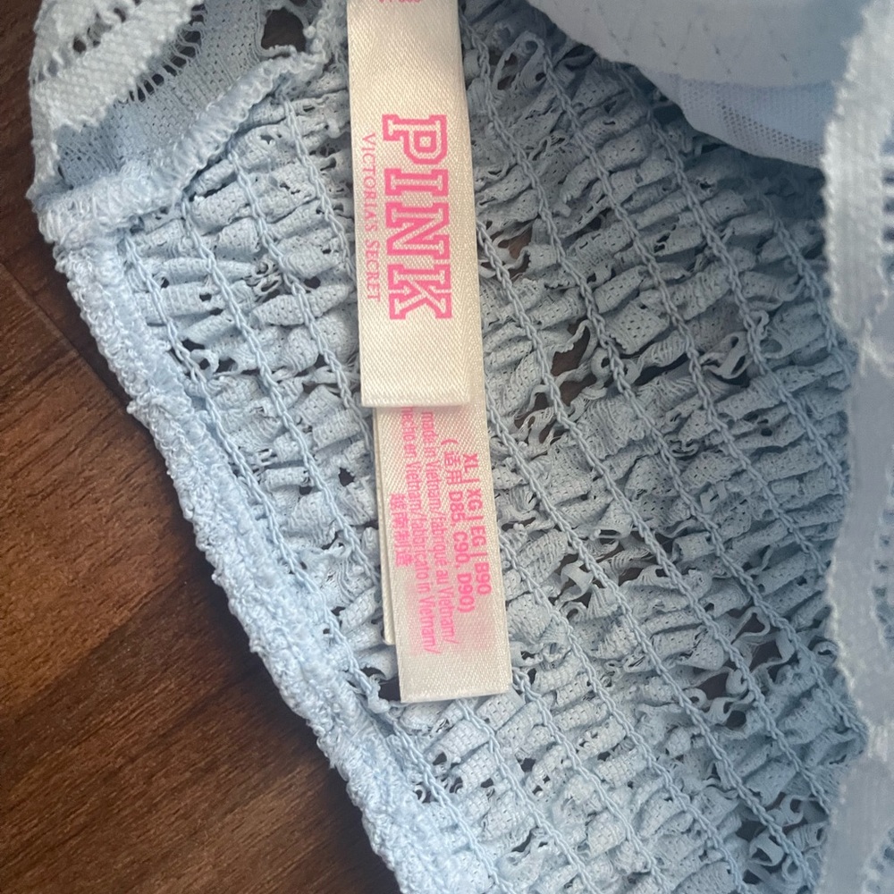 Victoria's Secret Lace Bralette in Soft Blue - Picture 2 of 4